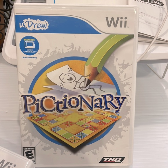 Wii U Draw Game Tablet & 3 U Draw Games: U Draw Studio, Pictionary, Doods BIG Ad - Picture 8 of 15